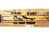 Tony Gwynn Autographed Blonde Louisville Slugger 3000th Hit Bat San Diego Padres #/3000 Beckett BAS QR Stock #212649