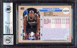 Shaquille "Shaq" O'Neal Autographed 1992 Fleer Rookie Card #401 Orlando Magic BGS 9 Auto Grade Gem Mint 10 Beckett BAS #15464699