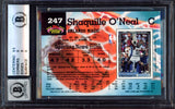 Shaquille "Shaq" O'Neal Autographed 1992 Stadium Club Rookie Card #247 Orlando Magic BGS 8.5 Auto Grade Mint 9 Beckett BAS #15465396
