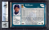 Ichiro Suzuki Autographed 2001 Topps Chrome Traded Rookie Card #T266 Seattle Mariners BGS 9 Auto Grade Gem Mint 10 Beckett BAS #15464718