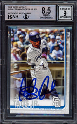 Fernando Tatis Jr. Autographed 2019 Topps Update Rookie Card #US56 San Diego Padres BGS 8.5 Auto Grade Mint 9 Beckett BAS #15468803