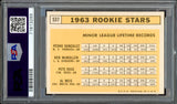 Pete Rose Autographed 1963 Topps Rookie Card #537 Cincinnati Reds PSA 4 "1963 ROY" PSA/DNA #71813289