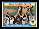 Bill Mazeroski Autographed 1961 Topps Card #312 Pittsburgh Pirates SKU #213600