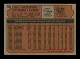 Bill Mazeroski Autographed 1972 Topps Card #760 Pittsburgh Pirates High Number SKU #213601