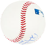 Rickey Henderson Autographed Official MLB Baseball Oakland A's, New York Yankees "HOF 2009" Steiner Holo SKU #213885