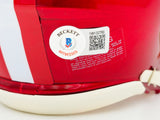 Fred Warner Autographed San Francisco 49ers Flash Red Speed Mini Helmet Beckett BAS Witness Stock #226392