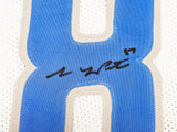 Detroit Lions Sam LaPorta Autographed White Jersey Beckett BAS Witness Stock #225900