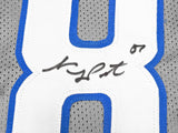 Detroit Lions Sam LaPorta Autographed Gray Jersey Beckett BAS Witness Stock #225899