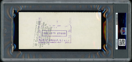Bill Russell Autographed 3x6 Check Boston Celtics PSA/DNA Stock #239746