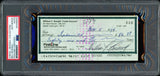 Bill Russell Autographed 3x6 Check Boston Celtics PSA/DNA Stock #239748