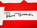 San Francisco 49ers Russ Francis Autographed Red Jersey PSA/DNA Stock #212447