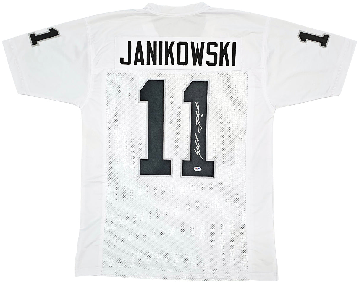 Oakland Raiders Sebastian Janikowski Autographed White Jersey PSA/DNA Stock #212450