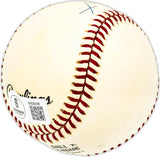 Frank Hoerst Autographed Official NL Baseball Philadelphia Phillies Beckett BAS QR #BM25038