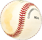 Stu Miller Autographed Official NL Baseball San Francisco Giants, Baltimore Orioles Beckett BAS QR #BM25059