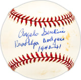 Angelo Giuliani Autographed Official NL Baseball Brooklyn Dodgers "Brooklyn Dodgers 1940-41" Beckett BAS QR #BM25074