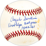 Angelo Giuliani Autographed Official NL Baseball Brooklyn Dodgers "Brooklyn Dodgers 1940-41" Beckett BAS QR #BM25074