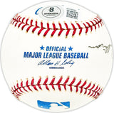 Russ Sullivan Autographed Official MLB Baseball Detroit Tigers Beckett BAS QR #BM25086