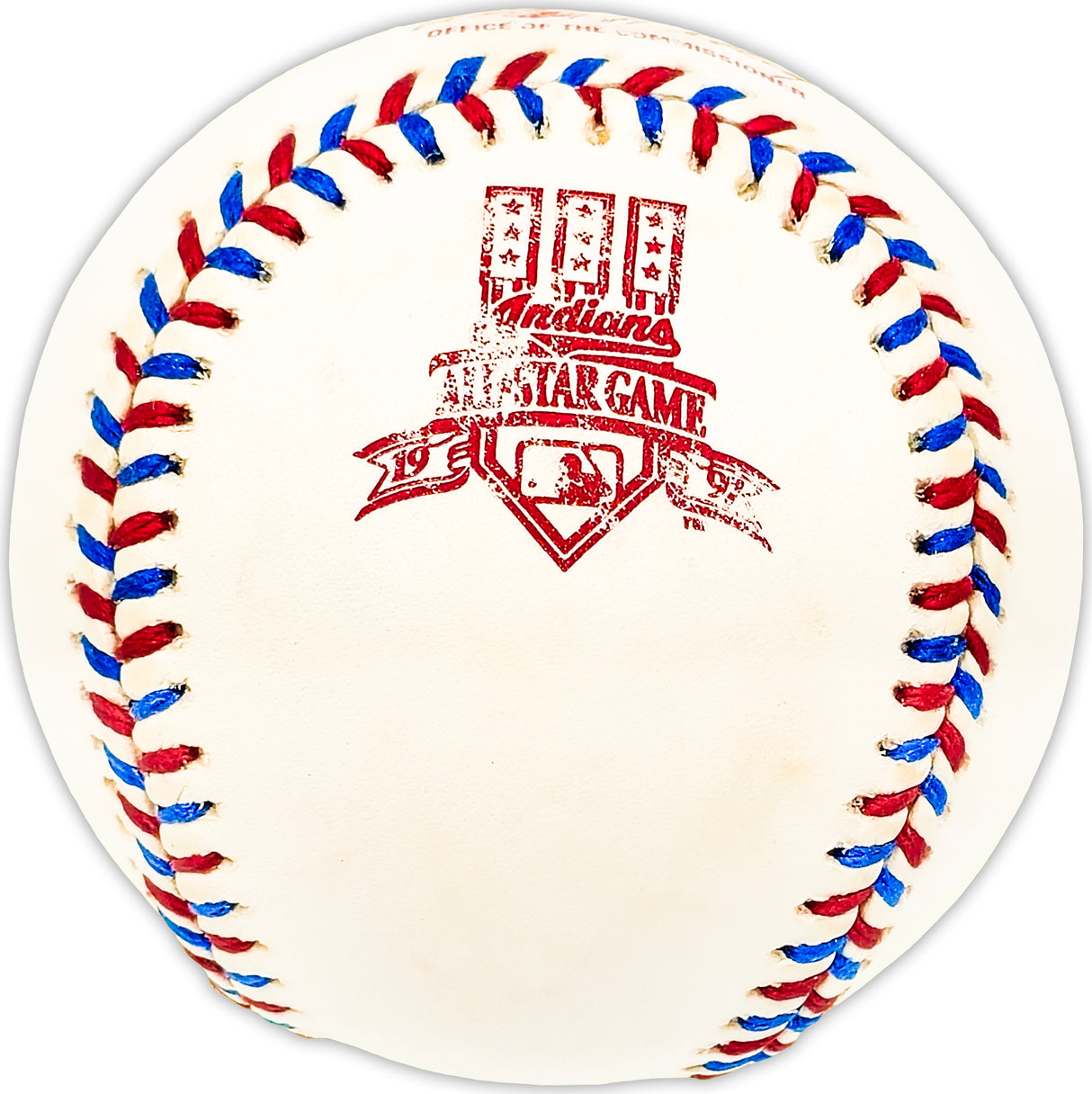Barney Bernie Mussill Autographed Official 1997 All Star Game Logo Baseball Philadelphia Phillies Beckett BAS QR #BM25087