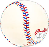 Barney Bernie Mussill Autographed Official 1997 All Star Game Logo Baseball Philadelphia Phillies Beckett BAS QR #BM25087