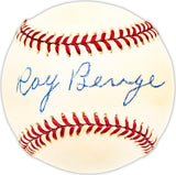 Ray Benge Autographed Official NL Baseball Brooklyn Dodgers Beckett BAS QR #BM25093