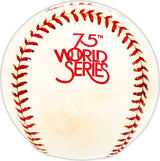 Roy White Autographed Official 1978 World Series Logo MLB Baseball New York Yankees Beckett BAS QR #BM25097