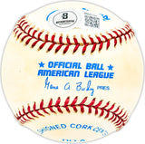 Luis Alvarado Autographed Official AL Baseball Boston Red Sox Beckett BAS QR #BM25104