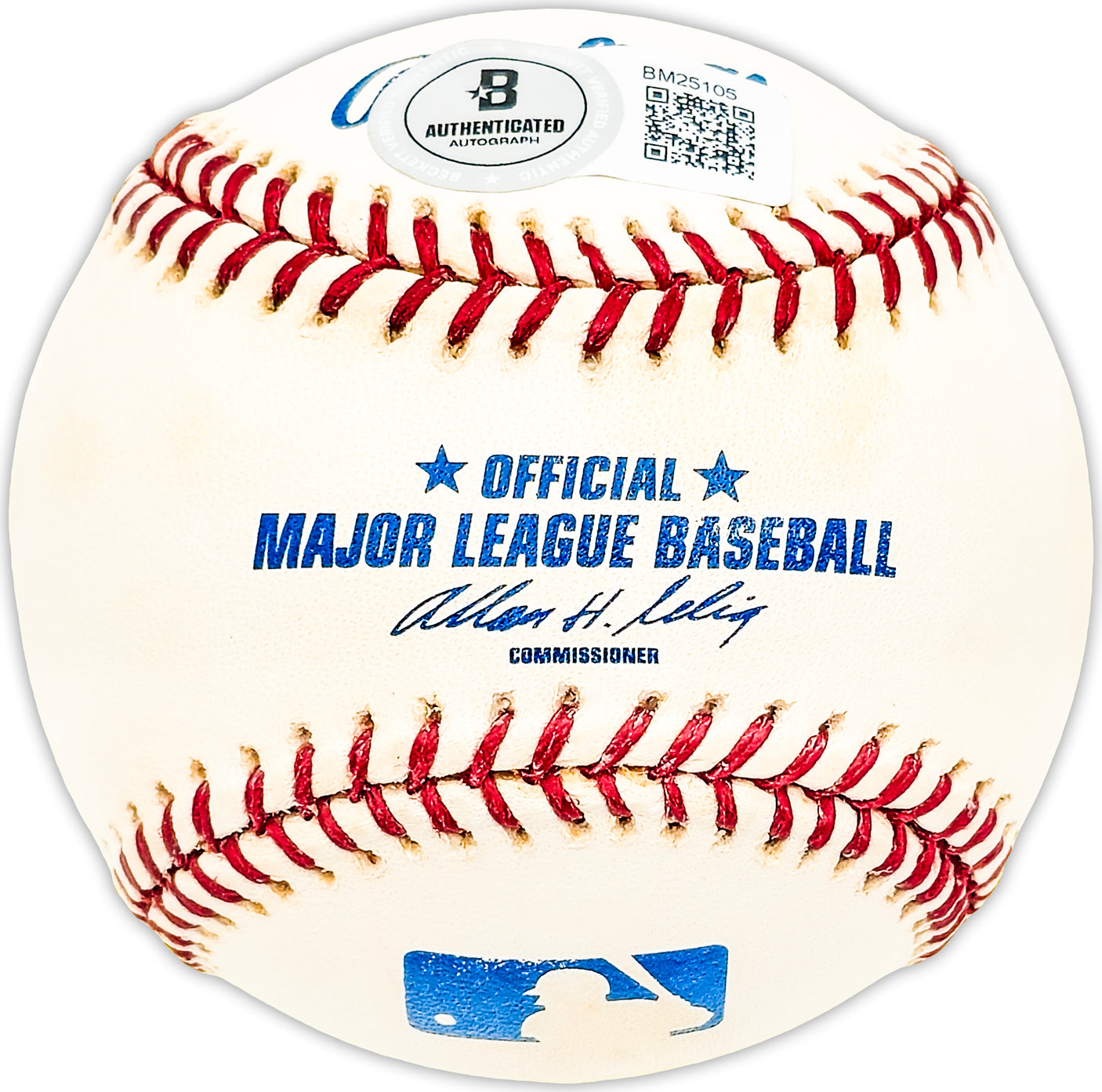 Glenn Brummer Autographed Official MLB Baseball St. Louis Cardinals Beckett BAS QR #BM25105