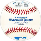 Mel Roach Autographed Official MLB Baseball Milwaukee Braves "1957 Braves" Beckett BAS QR #BM25107