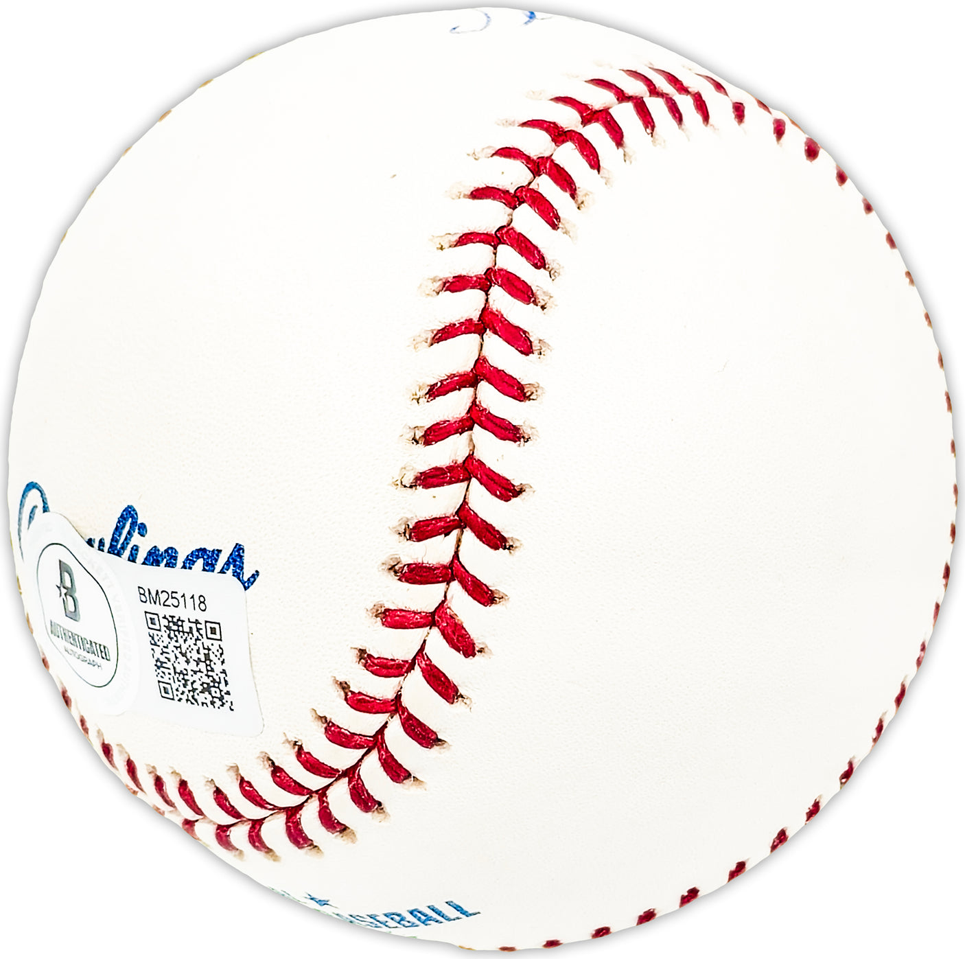 Ted Schreiber Autographed Official MLB Baseball New York Mets Beckett BAS QR #BM25118