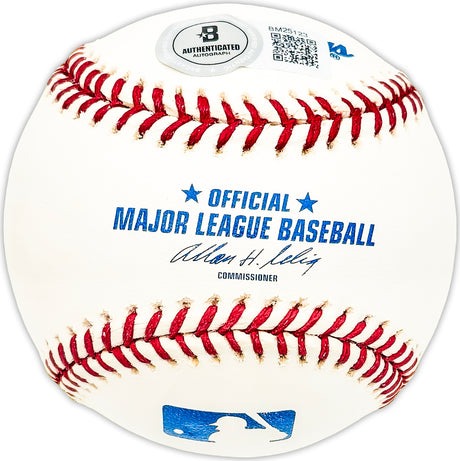 Al Schmelz Autographed Official MLB Baseball New York Mets Beckett BAS QR #BM25123
