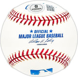 Bob Anderson Autographed Official MLB Baseball Chicago Cubs "Cubs 1957-62" Beckett BAS QR #BM25148