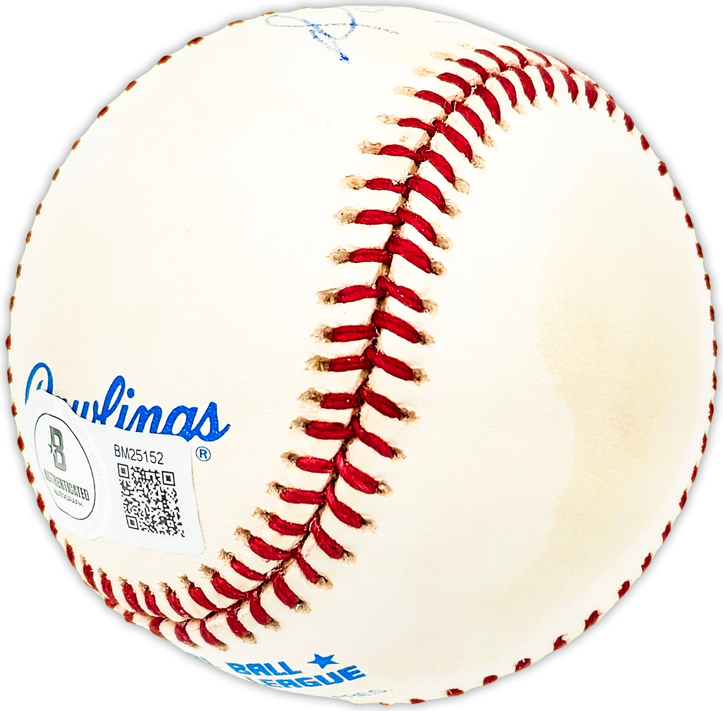 Dave Pope Autographed Official AL Baseball Baltimore Orioles, Cleveland Indians Beckett BAS QR #BM25152