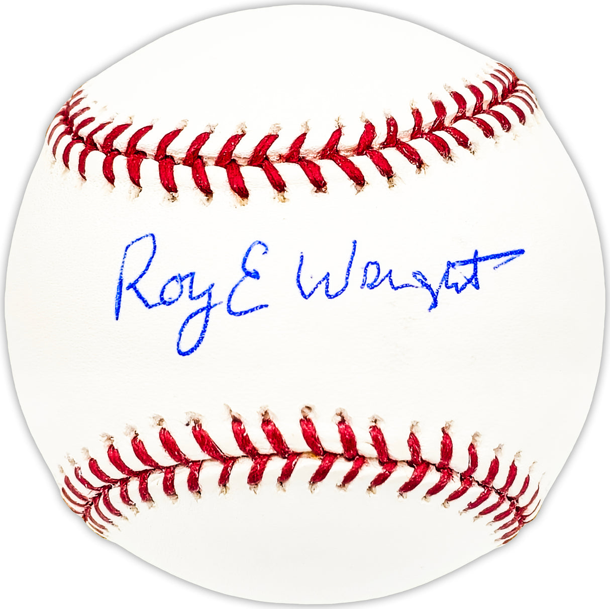 Roy Wright Autographed Official MLB Baseball New York Giants Beckett BAS QR #BM25155
