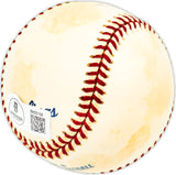 Ed Yost Autographed Official MLB Baseball New York Mets "The Walking Man" Beckett BAS QR #BM25156