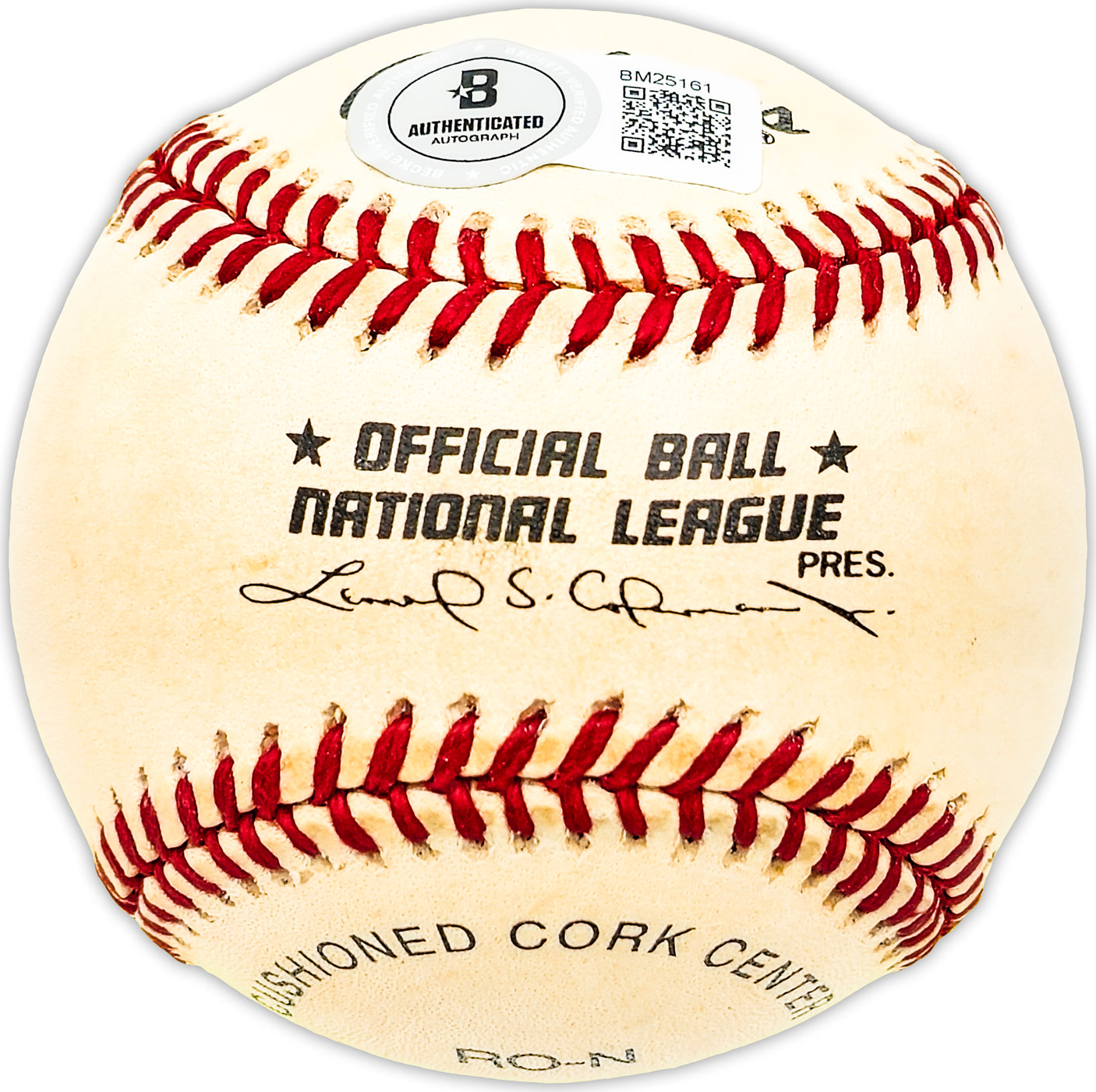 Andy Seminick Autographed Official NL Baseball Philadelphia Phillies "Whiz Kids 1950" Beckett BAS QR #BM25161