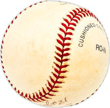 Andy Seminick Autographed Official NL Baseball Philadelphia Phillies "Whiz Kids 1950" Beckett BAS QR #BM25161
