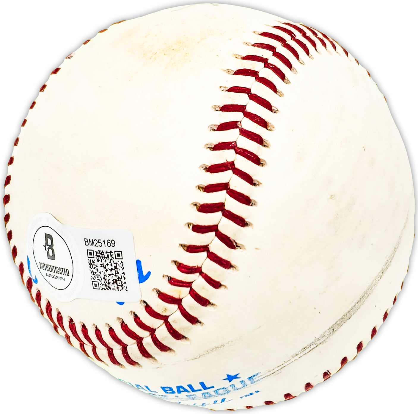 Hugh Alexander Autographed Official Rawlings Baseball Cleveland Indians Beckett BAS QR #BM25169