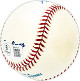 Gene Freese Autographed Official MLB Baseball Cincinnati Reds, Pittsburgh Pirates Beckett BAS QR #BM25177