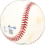 Ken Landreaux Autographed Official MLB Baseball Los Angeles Dodgers "#44 LA Dodgers" Beckett BAS QR #BM25187