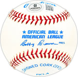 Lamar Johnson Autographed Official AL Baseball Chicago White Sox Beckett BAS QR #BM25192
