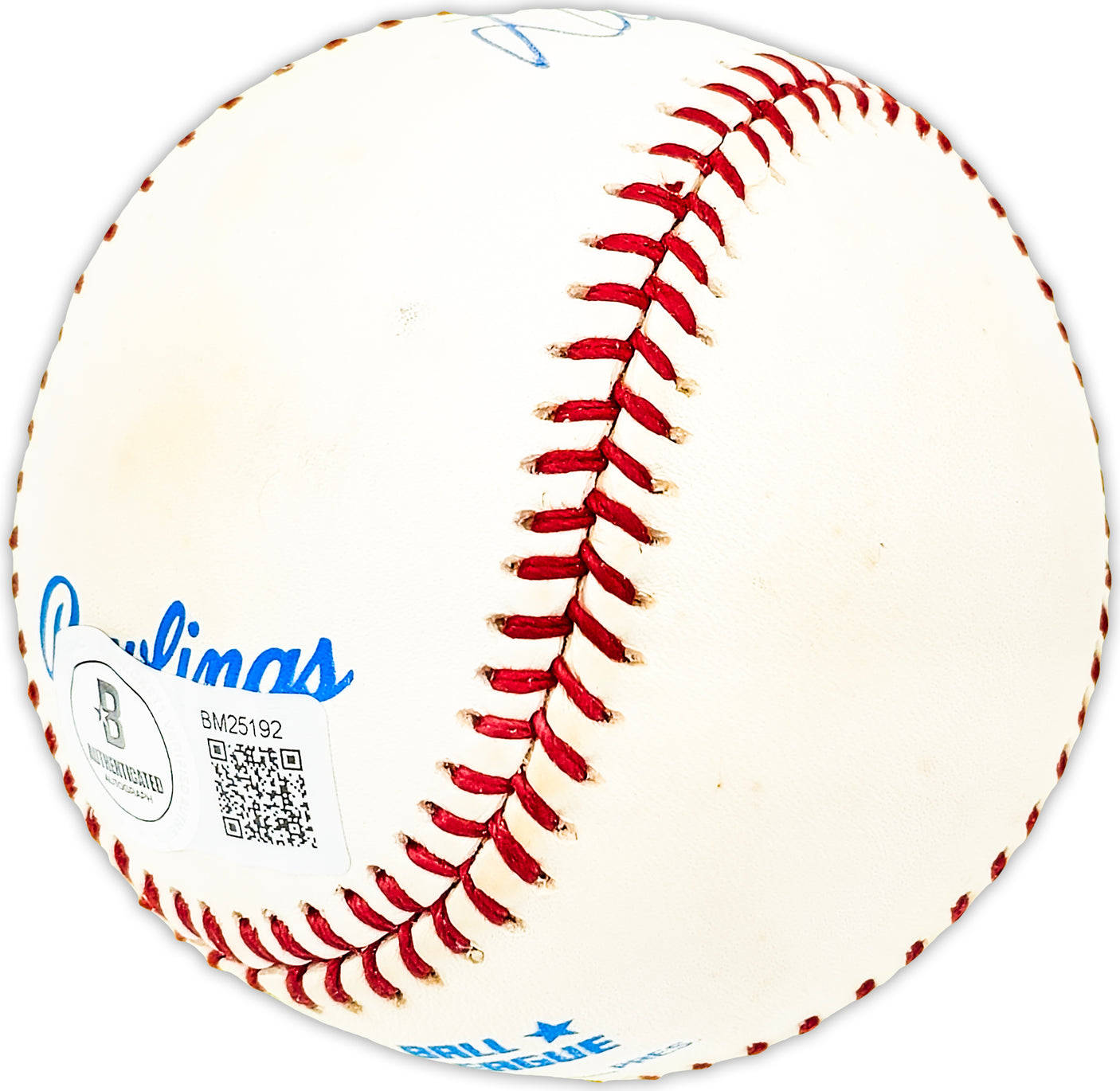 Lamar Johnson Autographed Official AL Baseball Chicago White Sox Beckett BAS QR #BM25192
