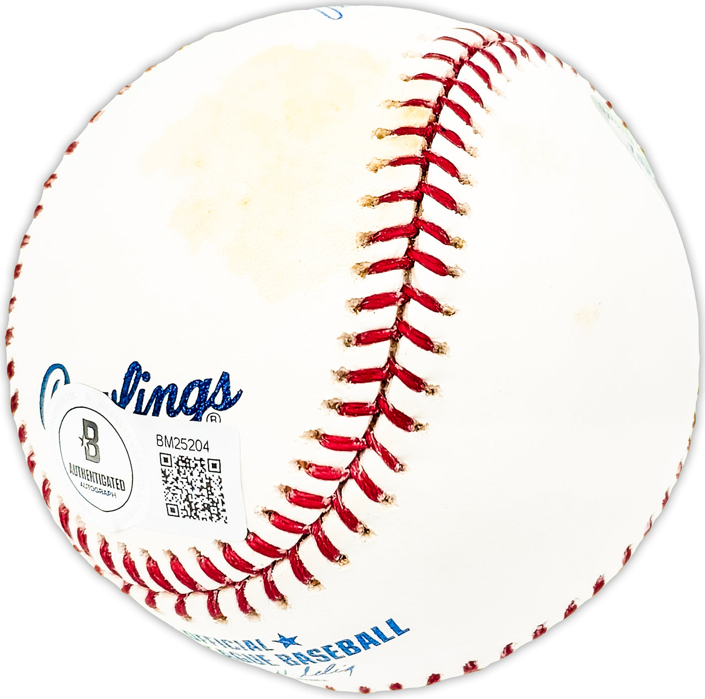 Al Santorini Autographed Official MLB Baseball St. Louis Cardinals Beckett BAS QR #BM25204