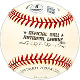 Charlie Sands Autographed Official NL Baseball New York Yankees, Pittsburgh Pirates Beckett BAS QR #BM25216