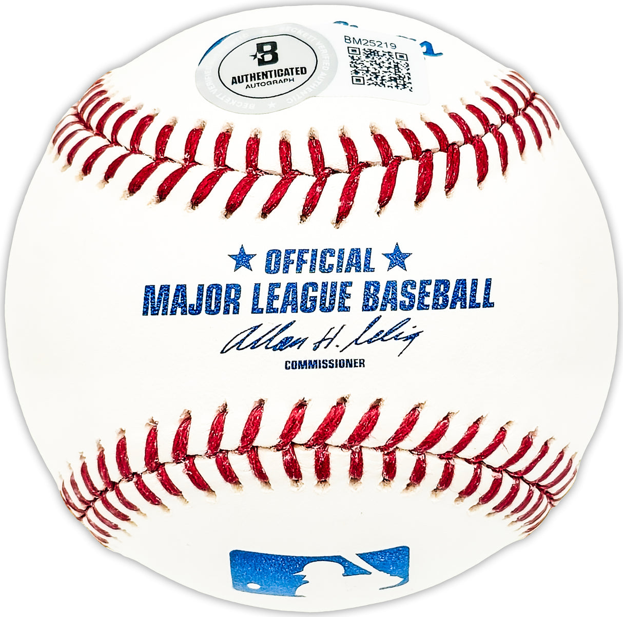 Carl Miles Autographed Official MLB Baseball Philadelphia A's Beckett BAS QR #BM25219
