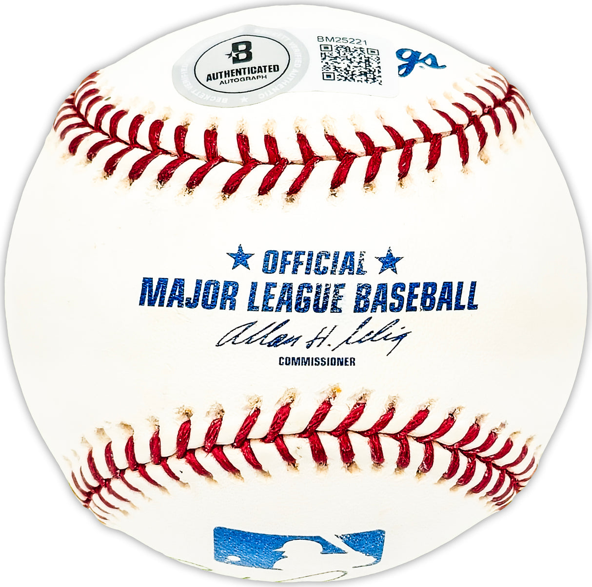 Bob Bowman Autographed Official MLB Baseball Philadelphia Phillies Beckett BAS QR #BM25221