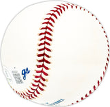 Bob Bowman Autographed Official MLB Baseball Philadelphia Phillies Beckett BAS QR #BM25221