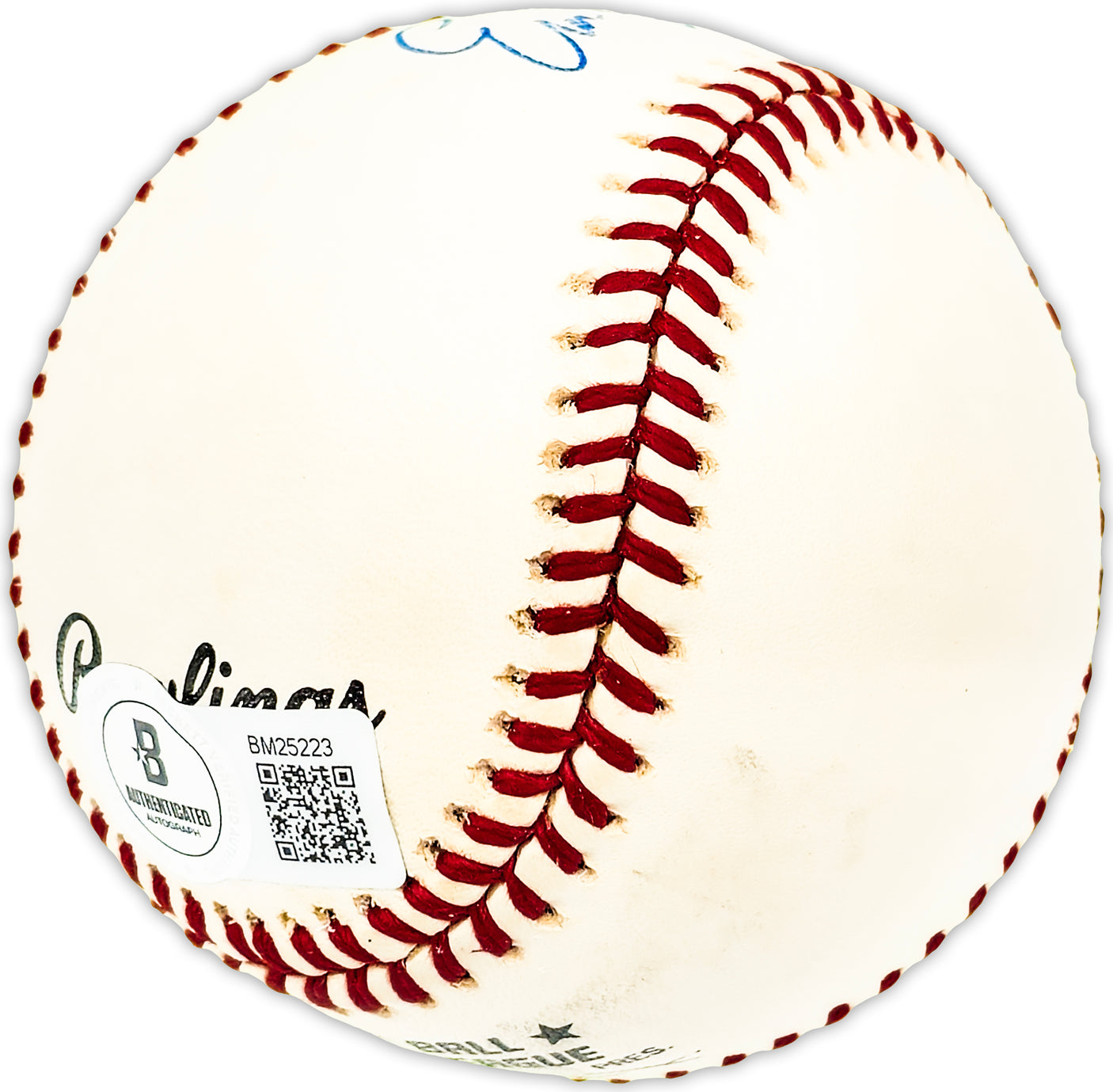 Eric Gregg Autographed Official NL Baseball Umpire "Umpire 1998" Beckett BAS QR #BM25223