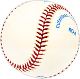 Ellis Clary Autographed Official AL Baseball Senators, Browns Beckett BAS QR #BM25225