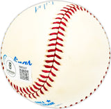 Pompeyo Yo-Yo Davalillo Autographed Official AL Baseball Washington Senators Beckett BAS QR #BM25227