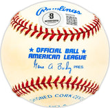Frank Bolling Autographed Official AL Baseball Detroit Tigers, Atlanta Braves Beckett BAS QR #BM25230